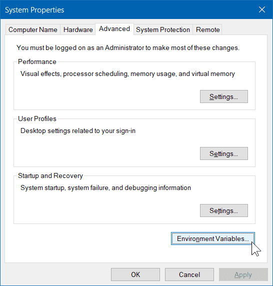 How To Change Environment Variables On Windows 10 Architect Ryan